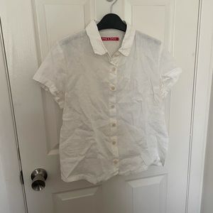 RARE pyne & smith short sleeve button up